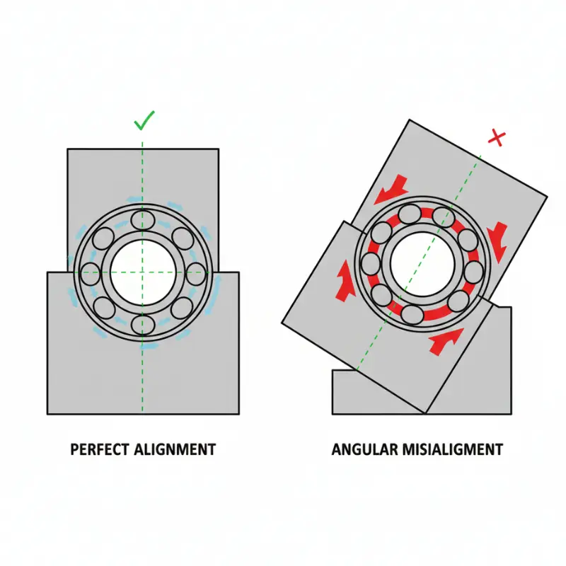 Impact of Misalignment on Bearing Life